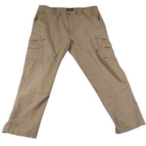Tru Spec Ripstop Tactical Cargo Pants Men 40x32 Tan Relaxed Fit Hiking Outdoor